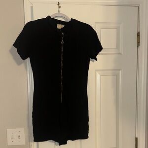 Nation LTD Black Short Sleeve Romper